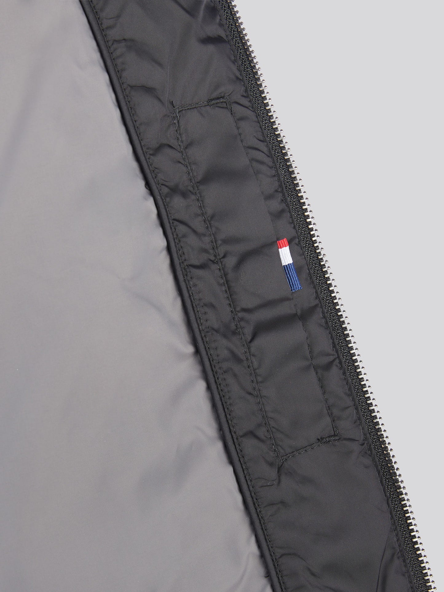 Mens Diamond Quilt Padded Collared Jacket in Black