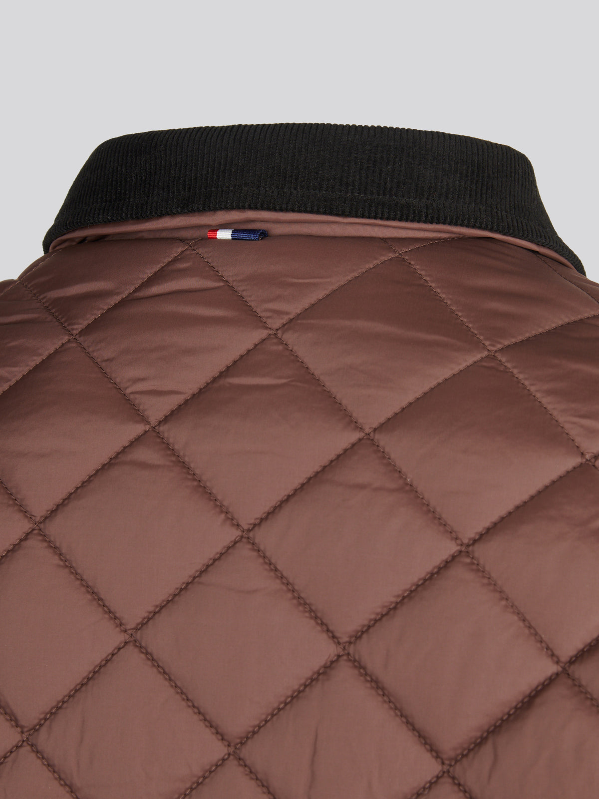 Mens Diamond Quilt Padded Collared Jacket Bracken