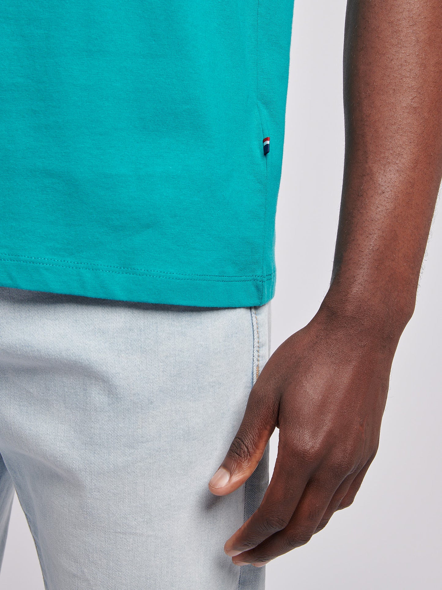 Mens Front/Back Print Graphic T-Shirt in Alexandrite