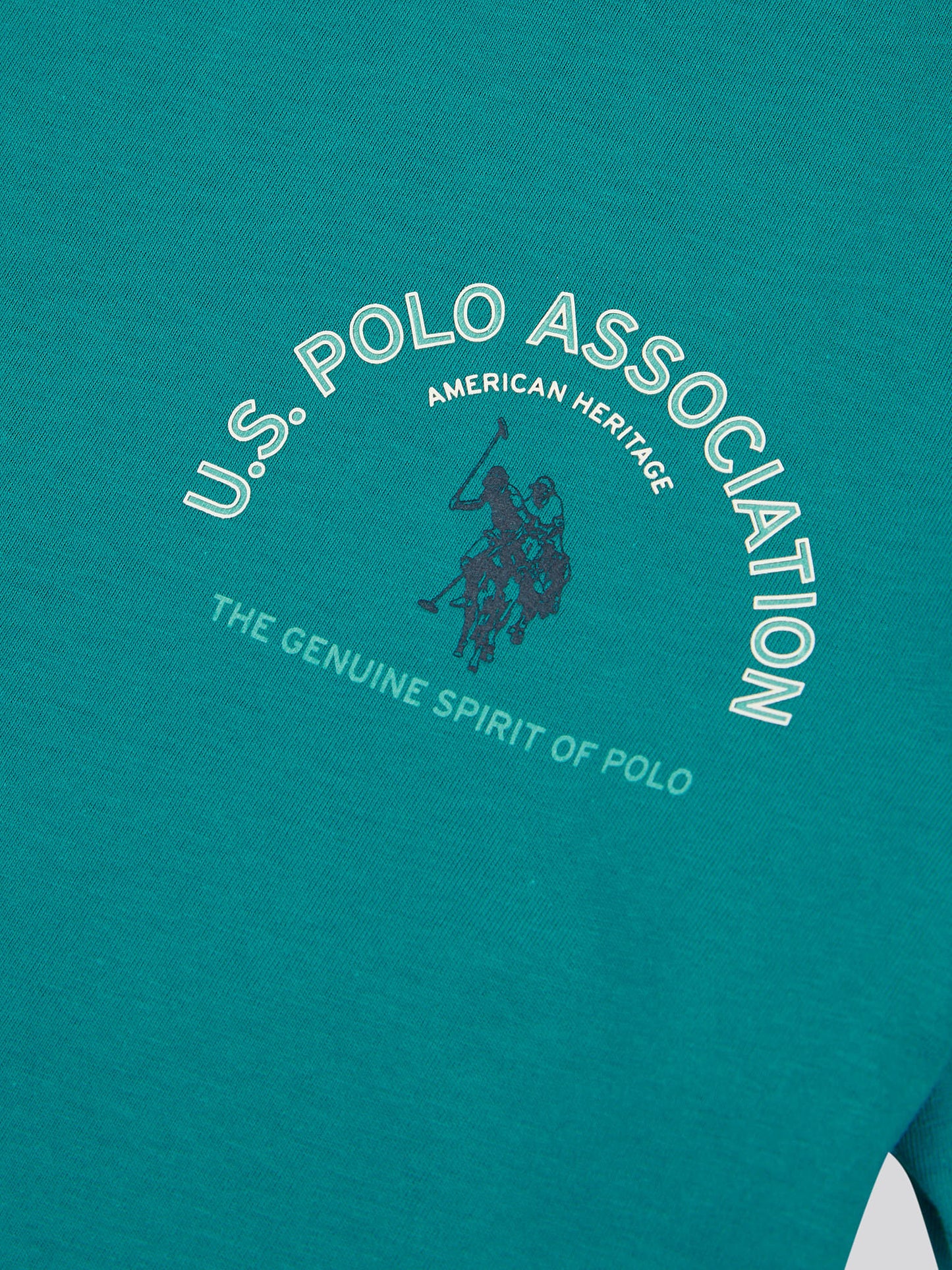 Mens Front/Back Print Graphic T-Shirt in Alexandrite