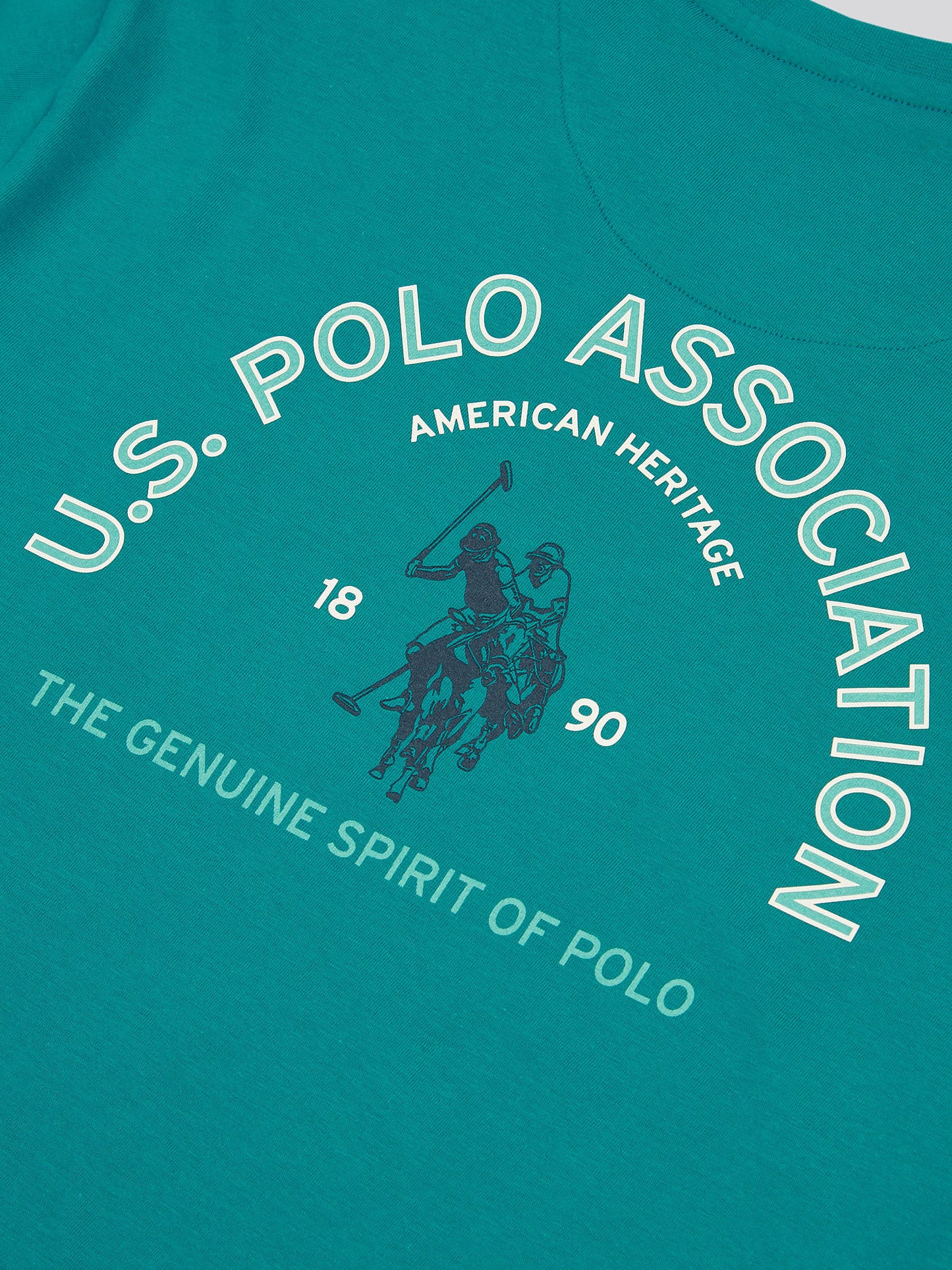 Mens Front/Back Print Graphic T-Shirt in Alexandrite