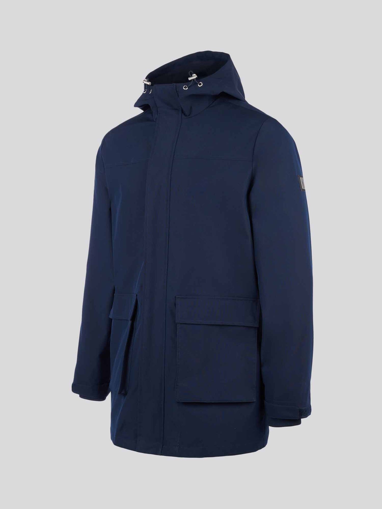 Mens Technical Summer Rain Mac in Dark Sapphire Navy