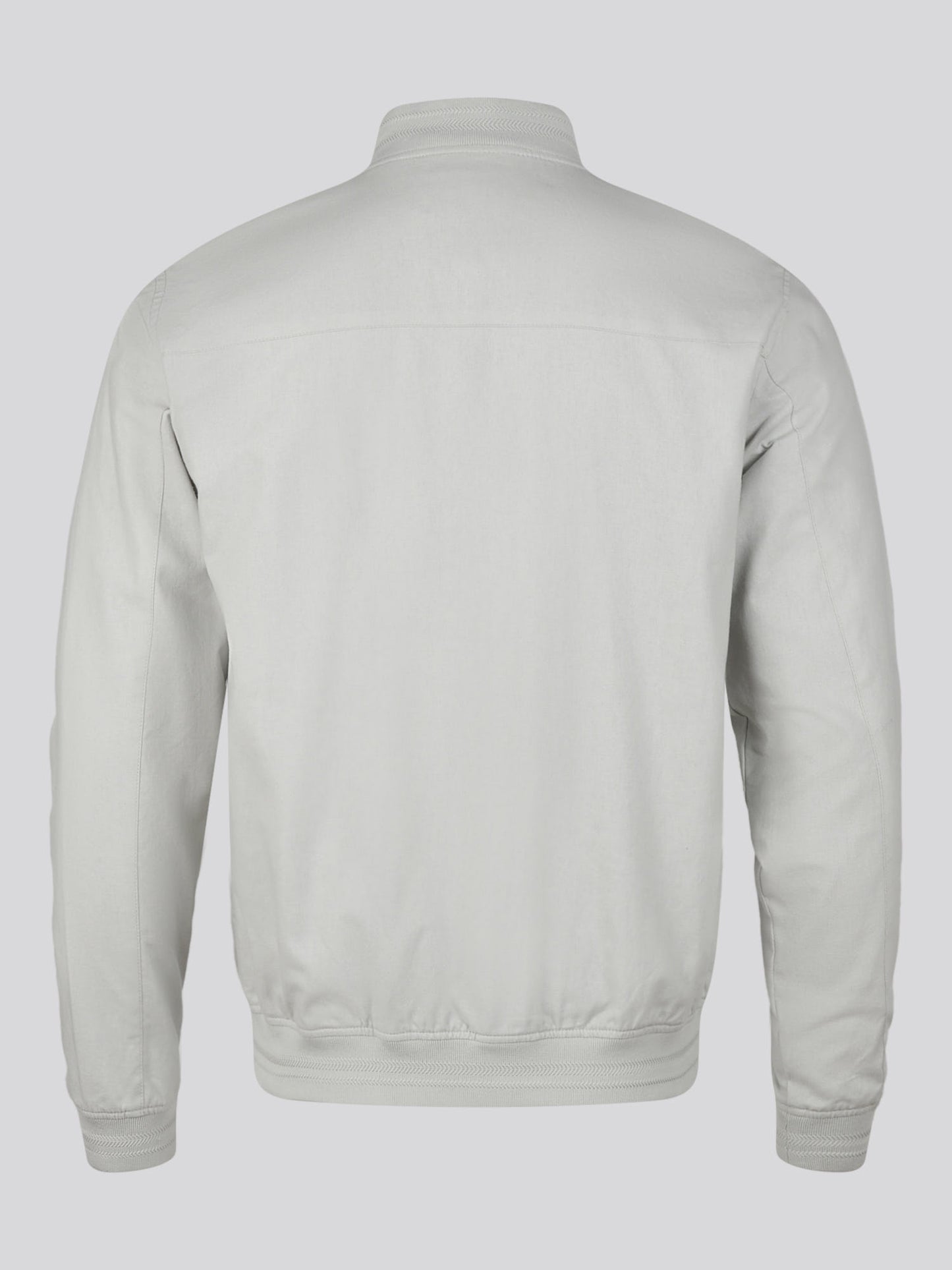 Mens Linen Blend Classic Bomber in Northern Droplet