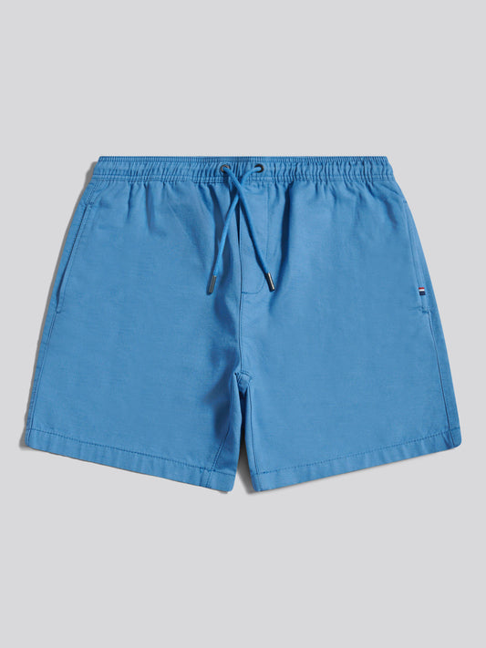 Mens Textured Cotton Deck Shorts Riviera