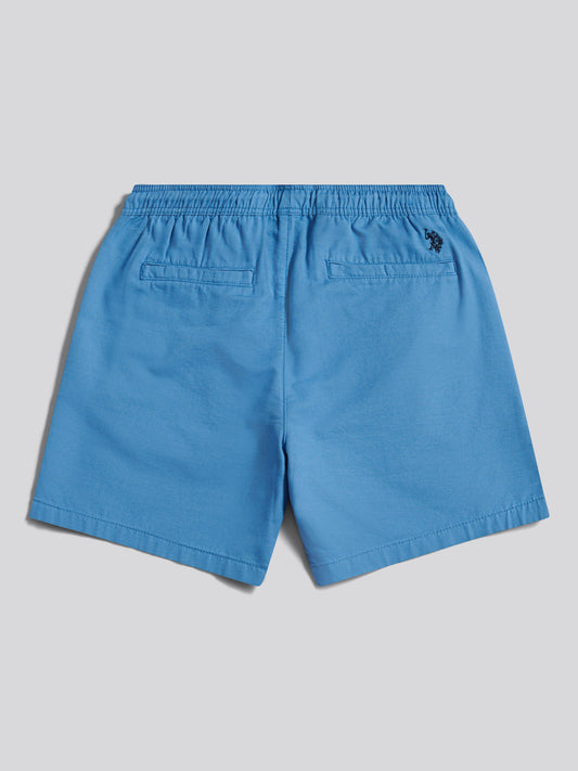 Mens Textured Cotton Deck Shorts Riviera