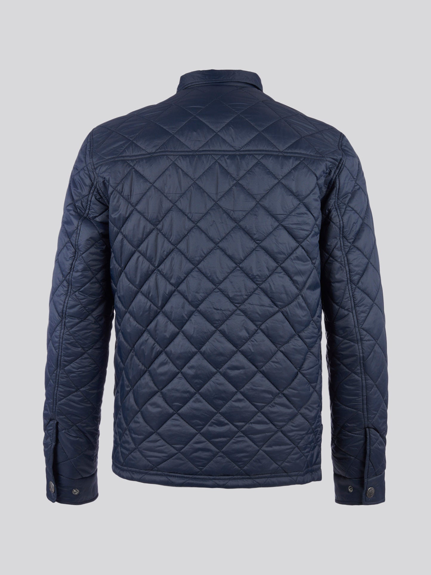 Mens Lightweight Diamond Quilted Jacket in Dark Sapphire Navy