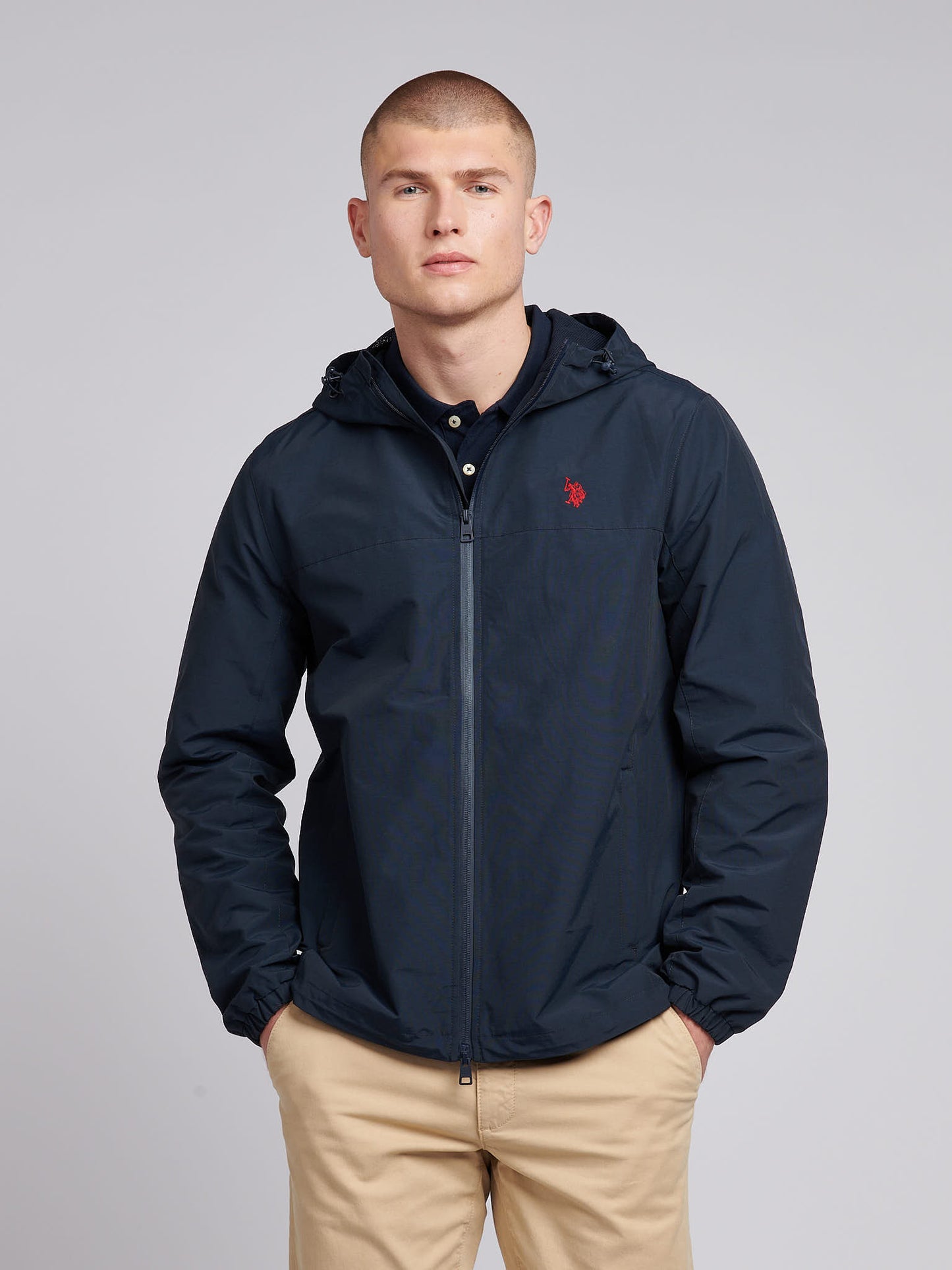 Mens Lightweight Rain Jacket in Dark Sapphire Navy