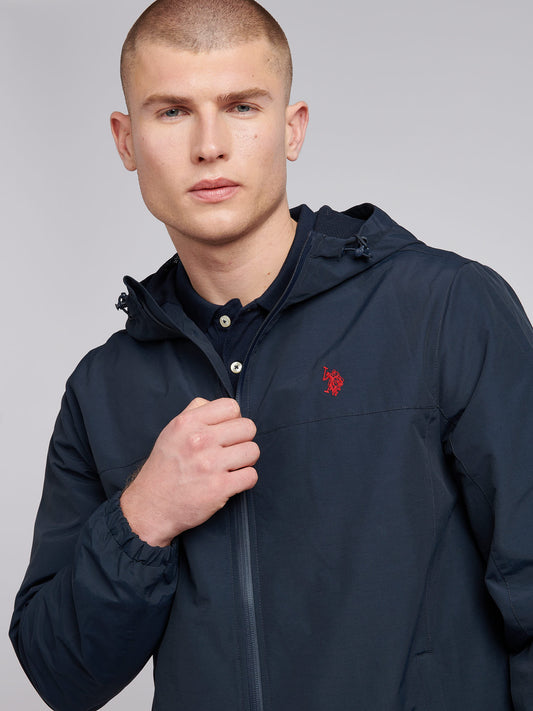 Mens Lightweight Rain Jacket in Dark Sapphire Navy