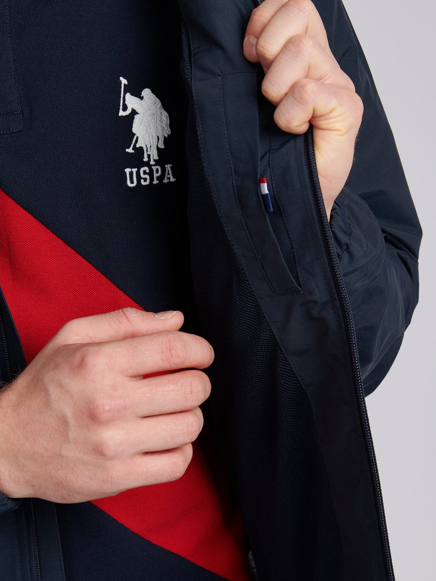 Mens Lightweight Rain Jacket in Dark Sapphire Navy
