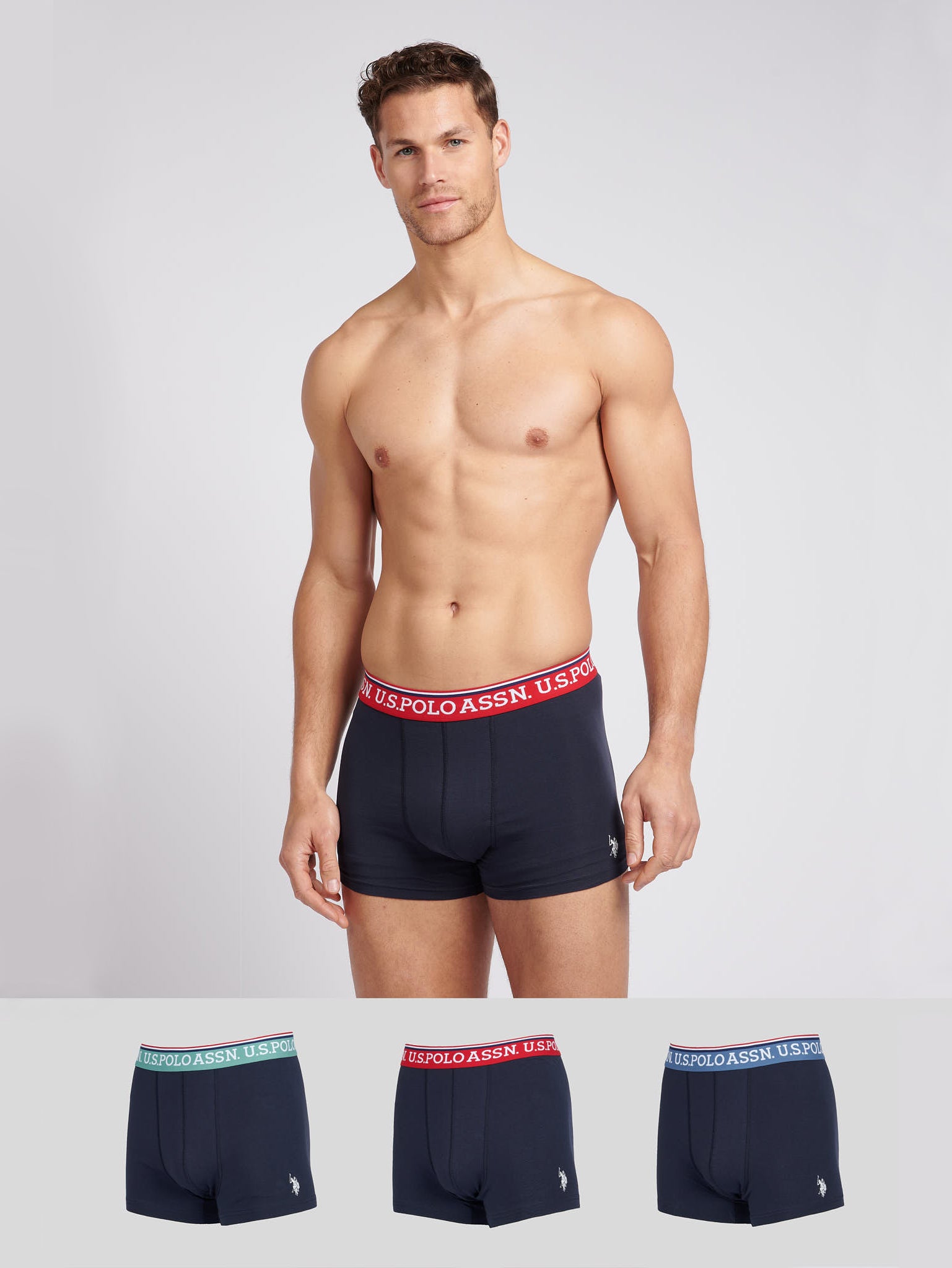 トップス UCANTBELIKEME UVC POLO X DISARK BOXER U.S. Polo Assn. Mens Boxer Briefs - 5 Pack Moisture Wicking