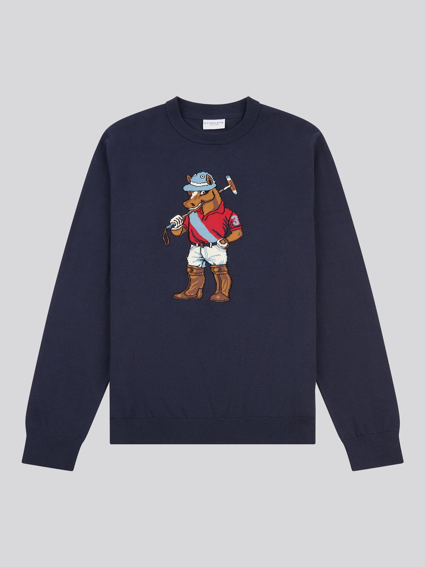 Mens Chuck Knit Crew in Dark Sapphire Navy