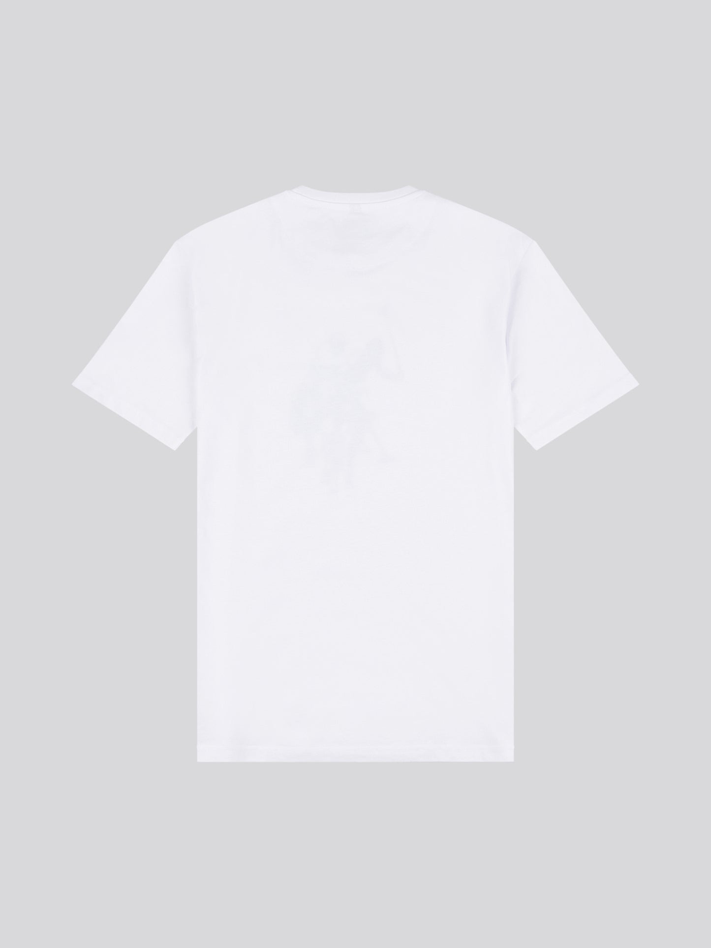 Mens Double Horsemen Graphic T-Shirt in Bright White