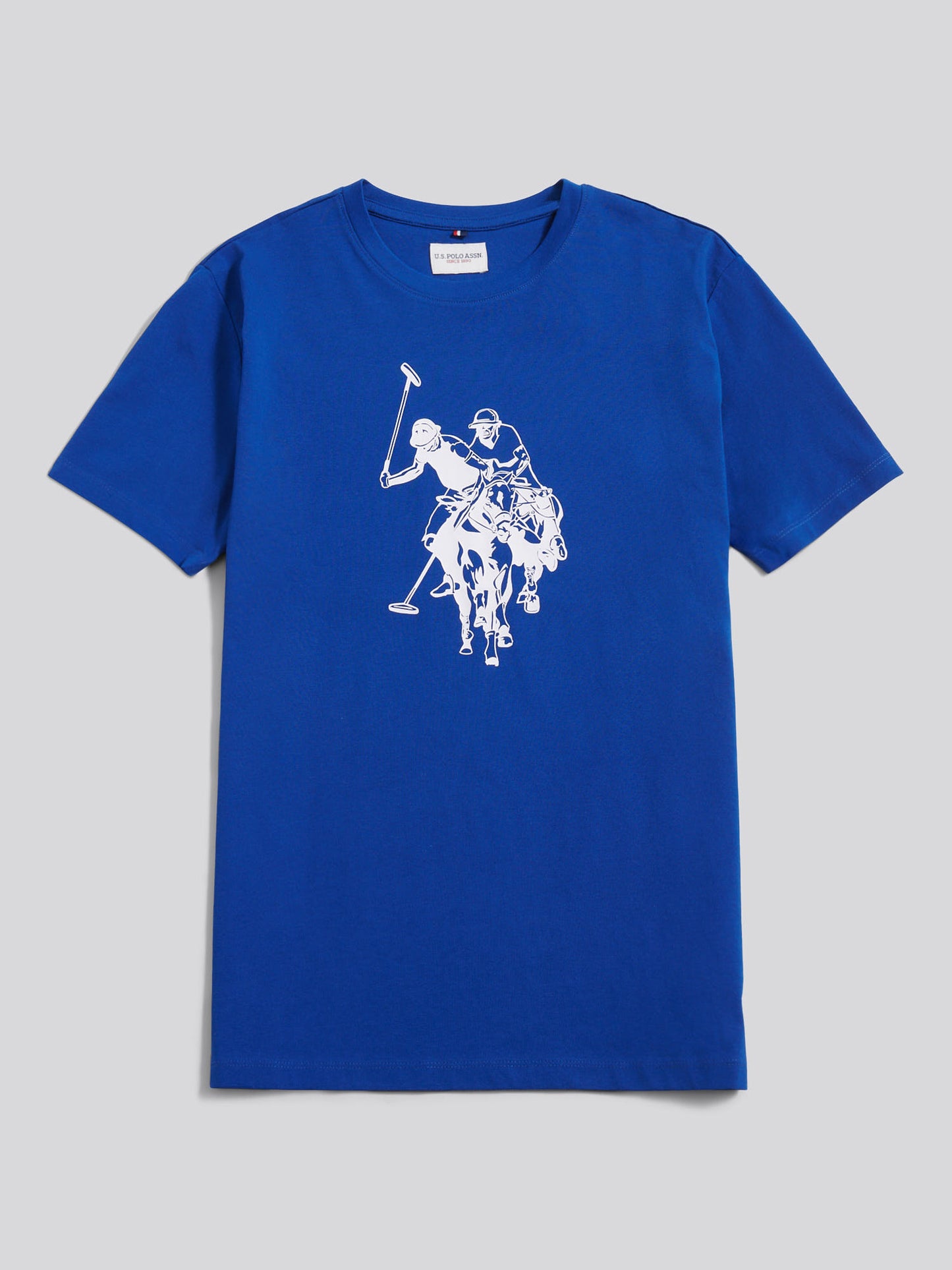 Mens Double Horsemen Graphic T-Shirt in Sodalite Blue