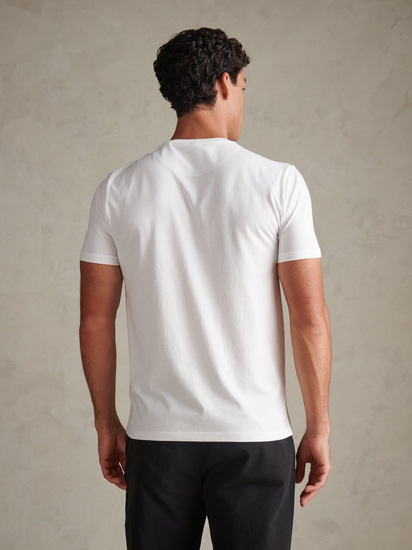 Mens USPA Print Graphic T-Shirt Bright White