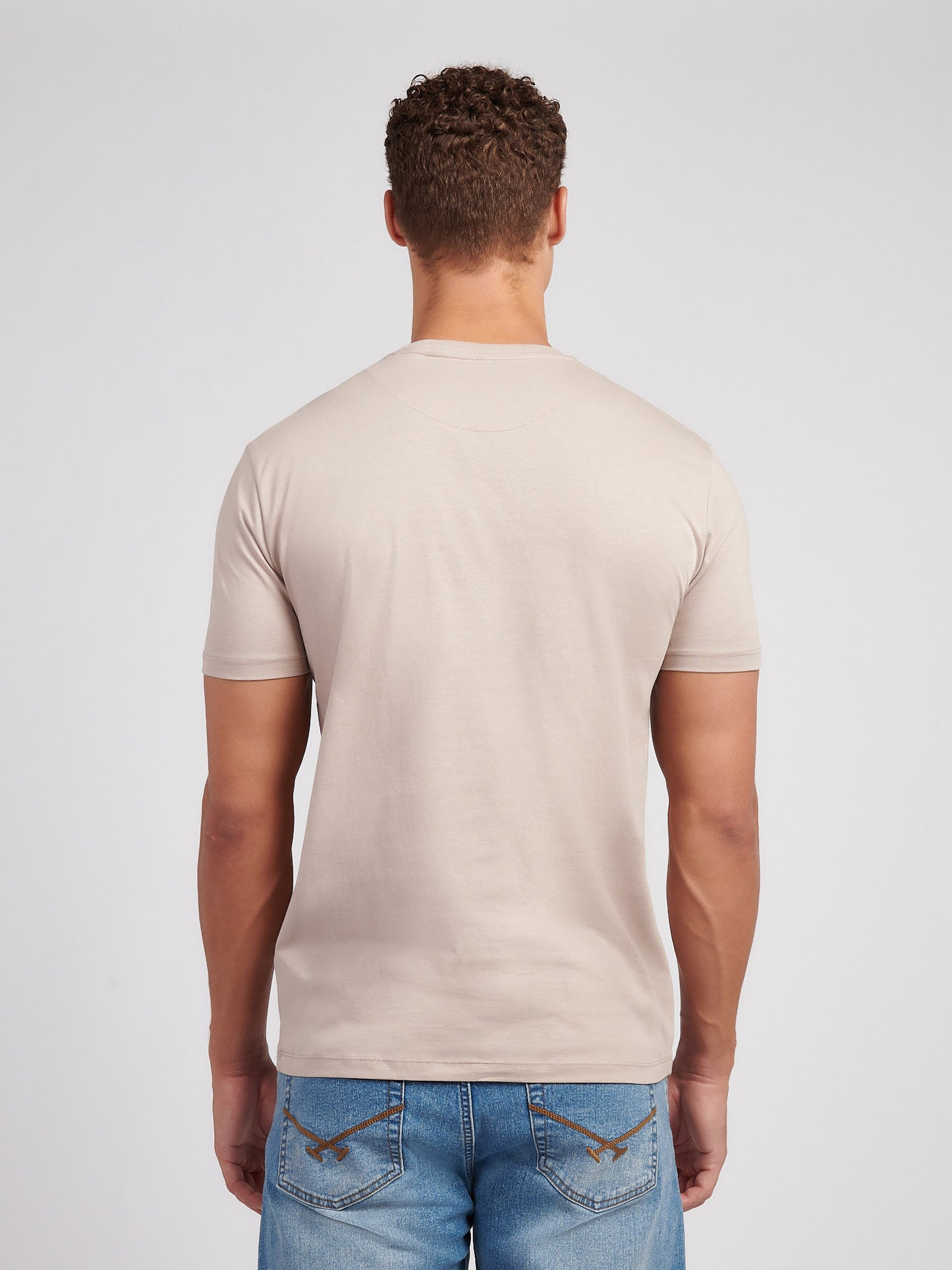 Mens USPA Print Graphic T-Shirt in Atmosphere