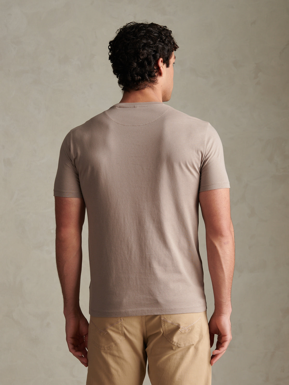 Mens USPA Print Graphic T-Shirt Cinder