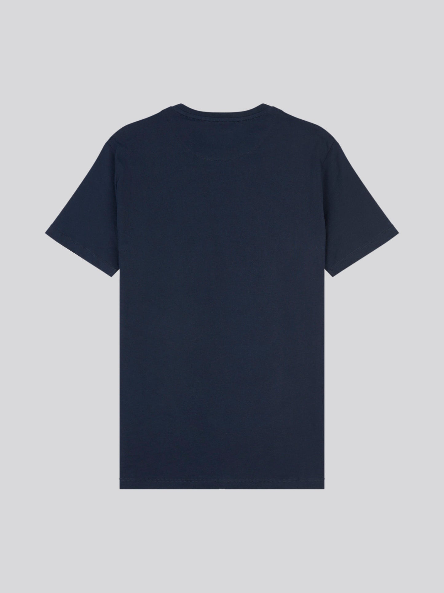 Mens Circle Print T-Shirt in Dark Sapphire Navy