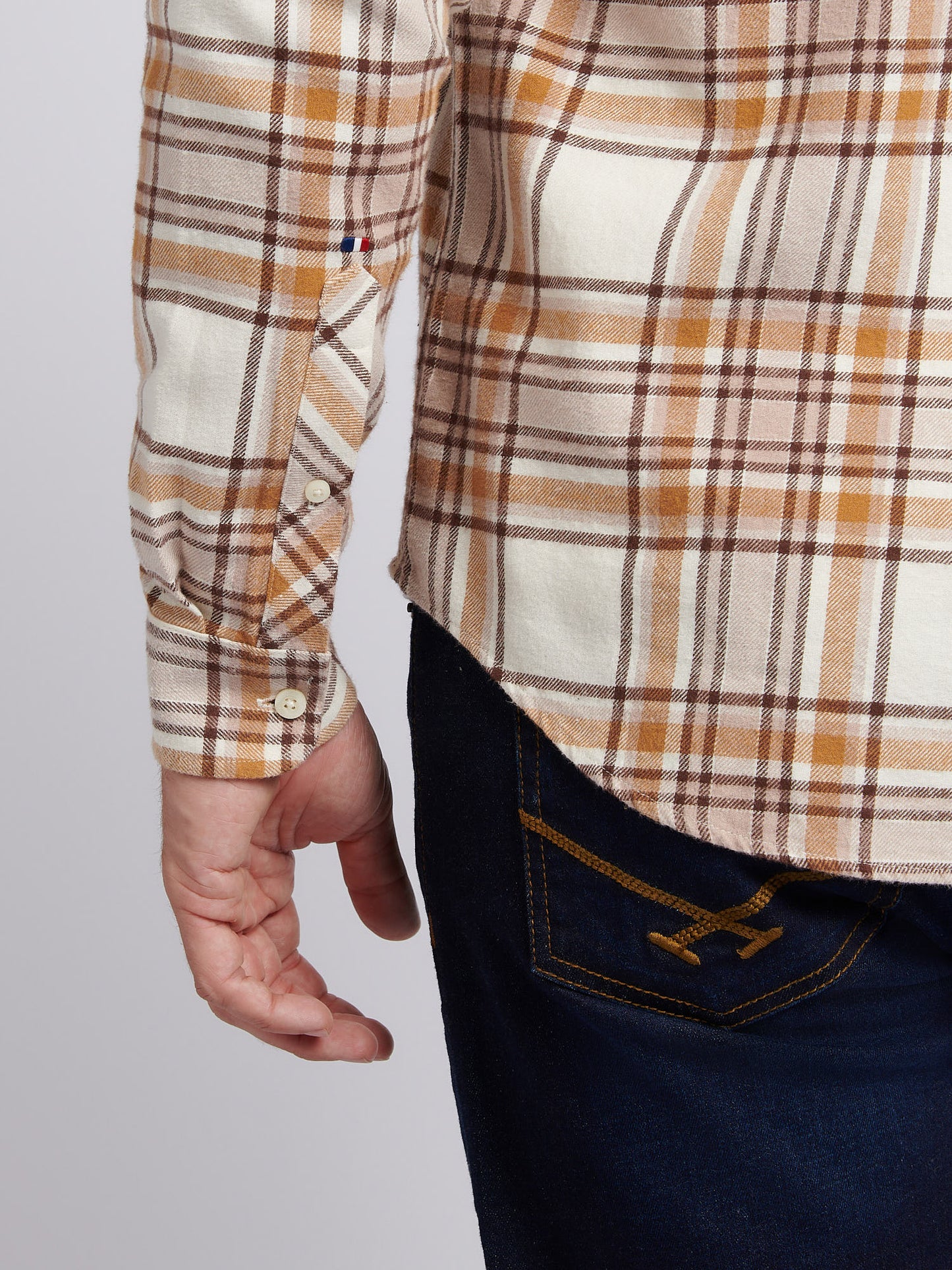 Mens Checked  Shirt in Atmosphere