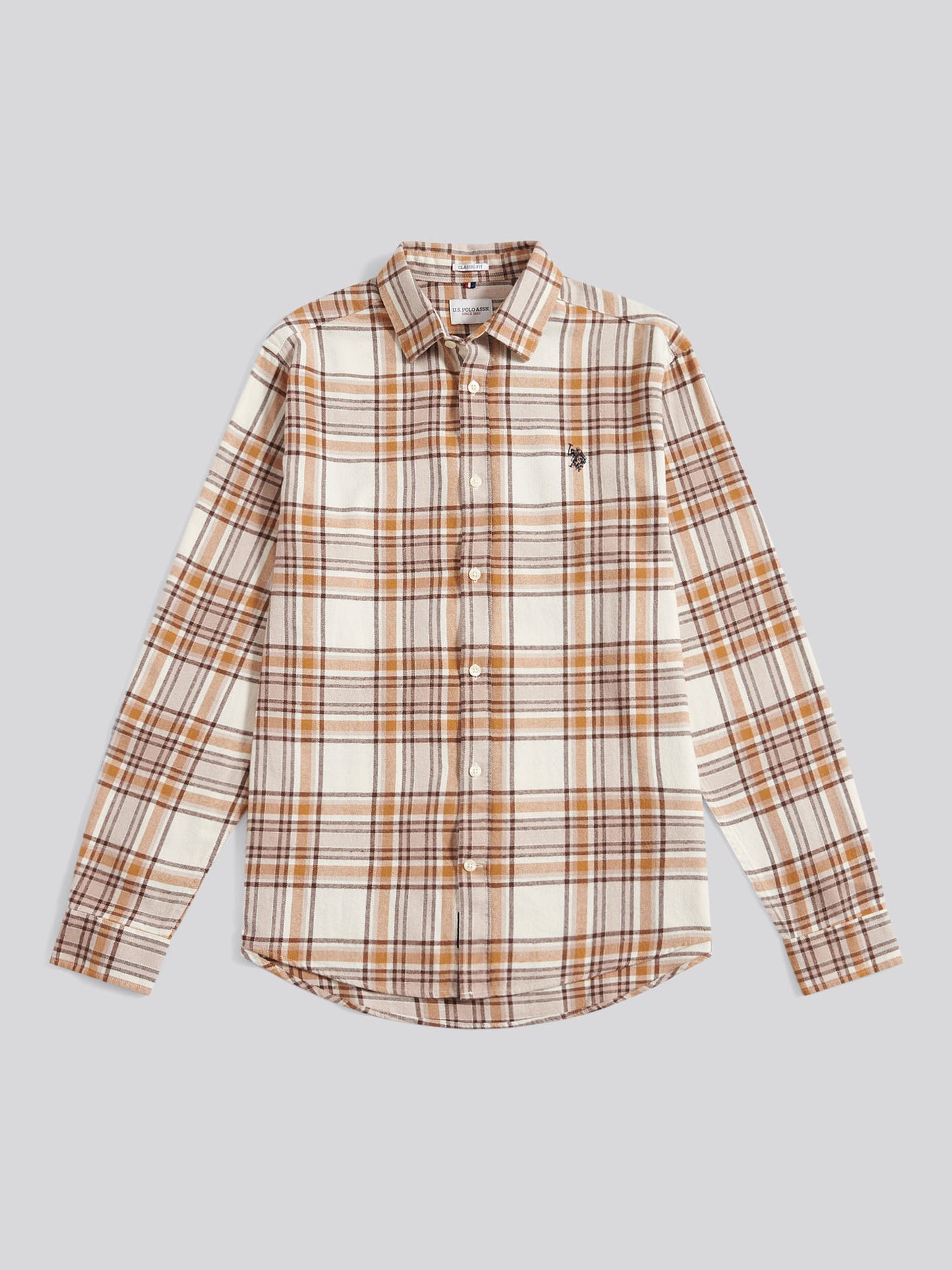 Mens Checked  Shirt in Atmosphere