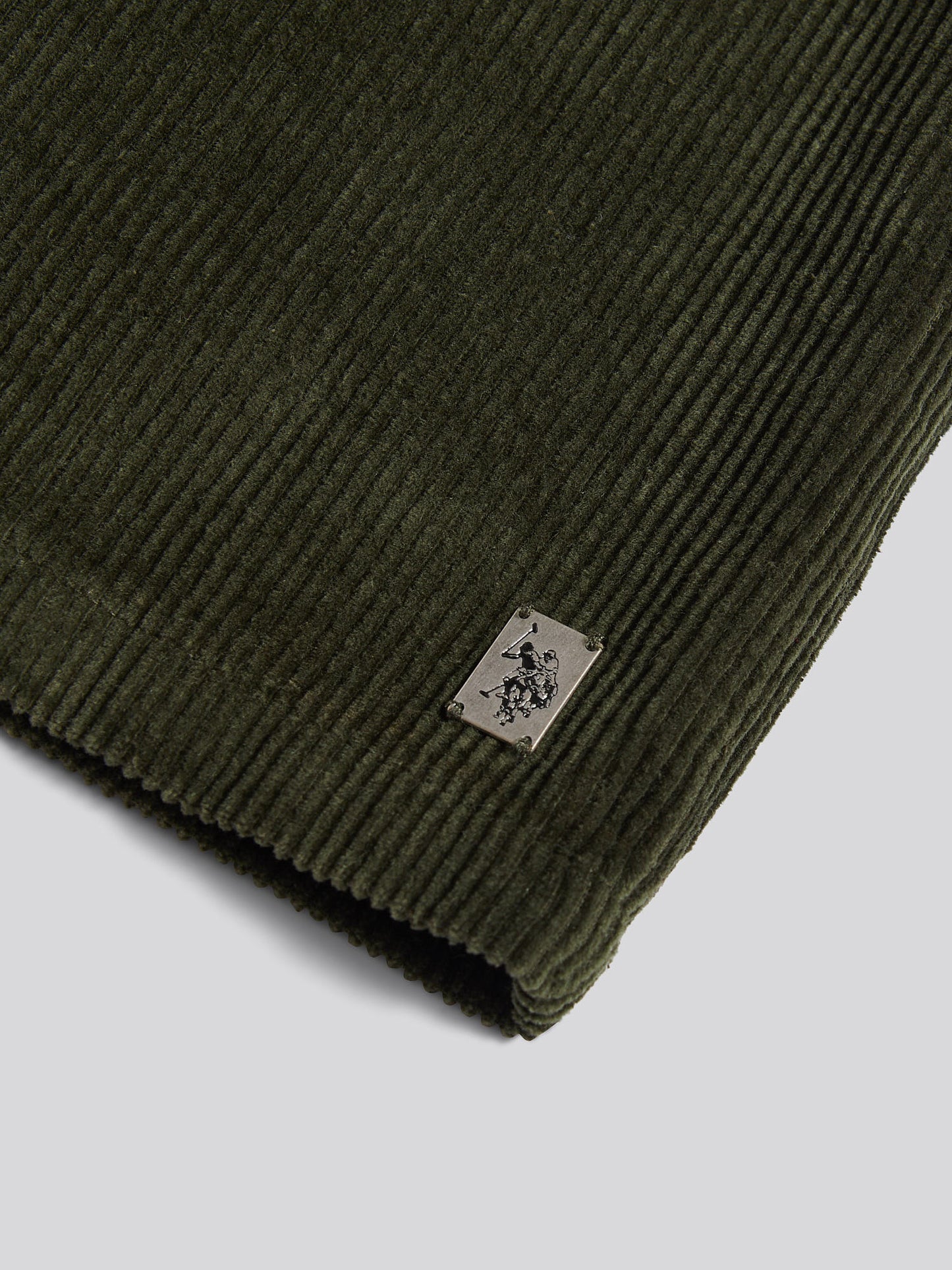 U.S. Polo Assn. Mens Textured Cord Overshirt Forest Night