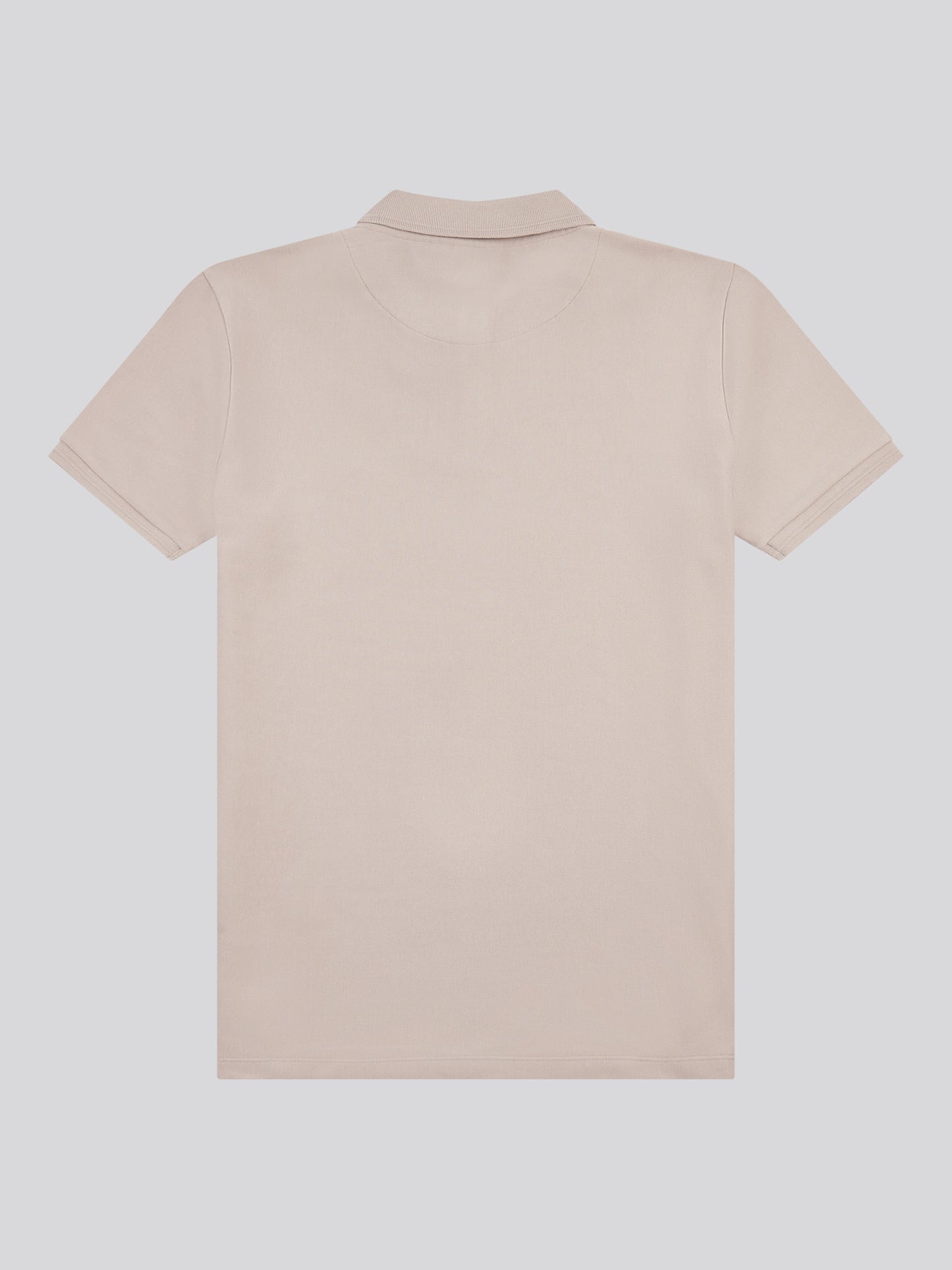 Mens Vertical Stripe Polo Shirt in Atmosphere