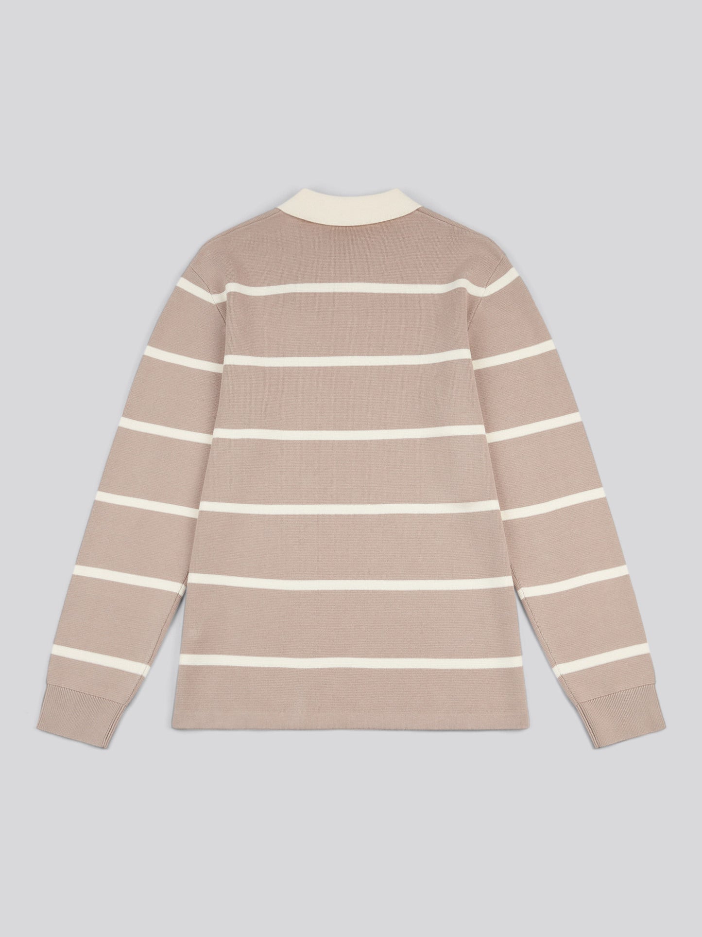 Mens Stripe Knit Rugby in Atmosphere