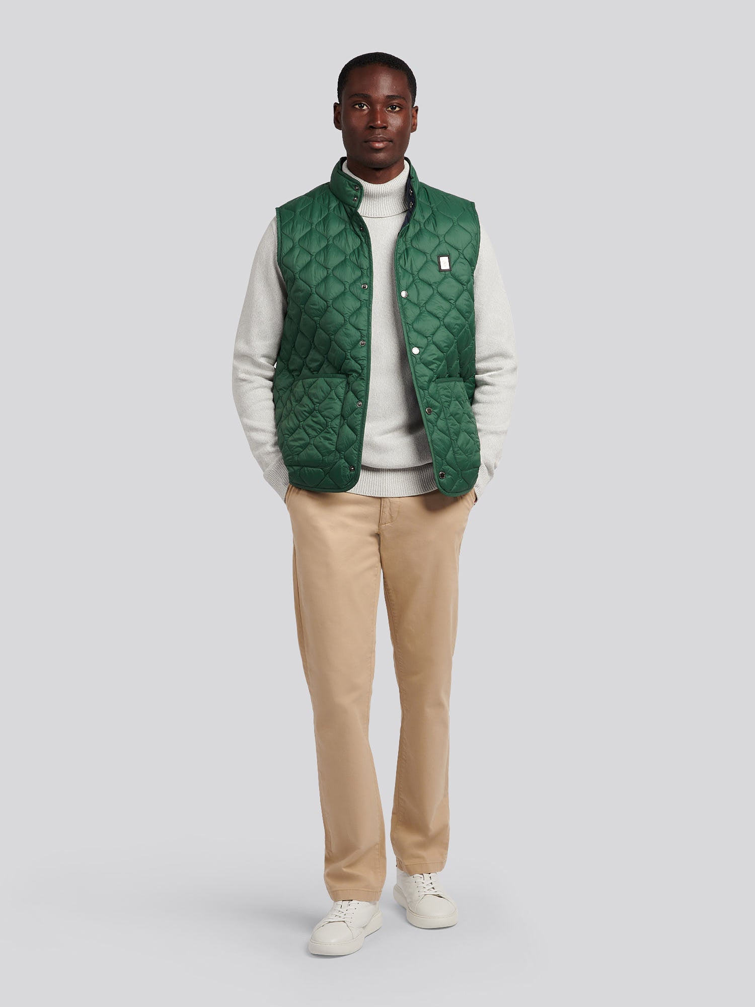Mens Onion Quilt Lightweight Gilet Pineneedle – U.S. Polo Assn. UK