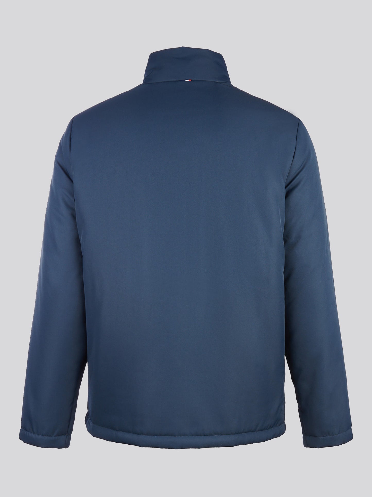 Mens Lightweight Quilt Funnel Puffer in Dark Sapphire Navy / Moonlight Blue DHM