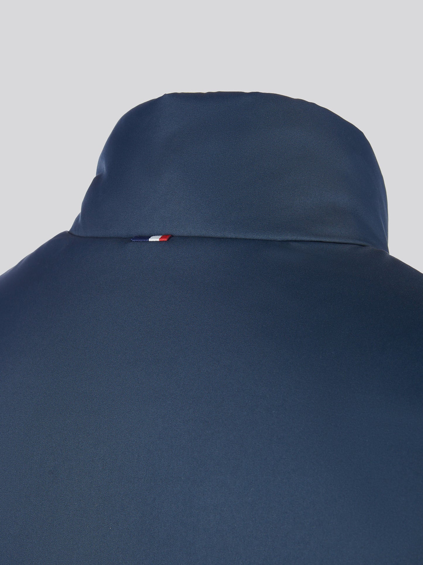 Mens Lightweight Quilt Funnel Puffer in Dark Sapphire Navy / Moonlight Blue DHM