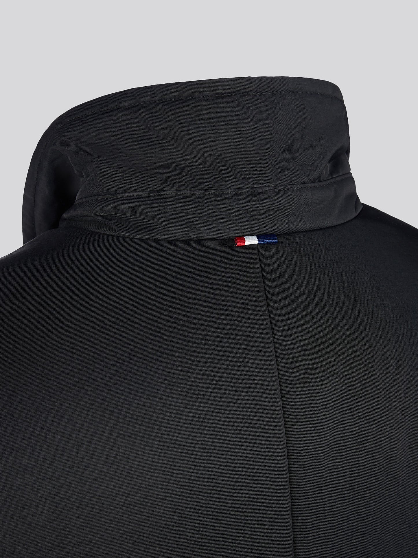Mens Lightweight Quilted Mac in Black