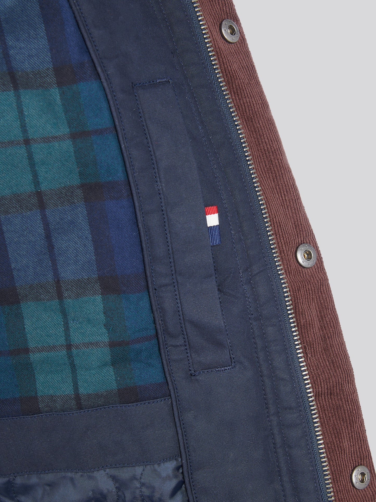 Mens Canvas Country Collared Jacket in Dark Sapphire Navy