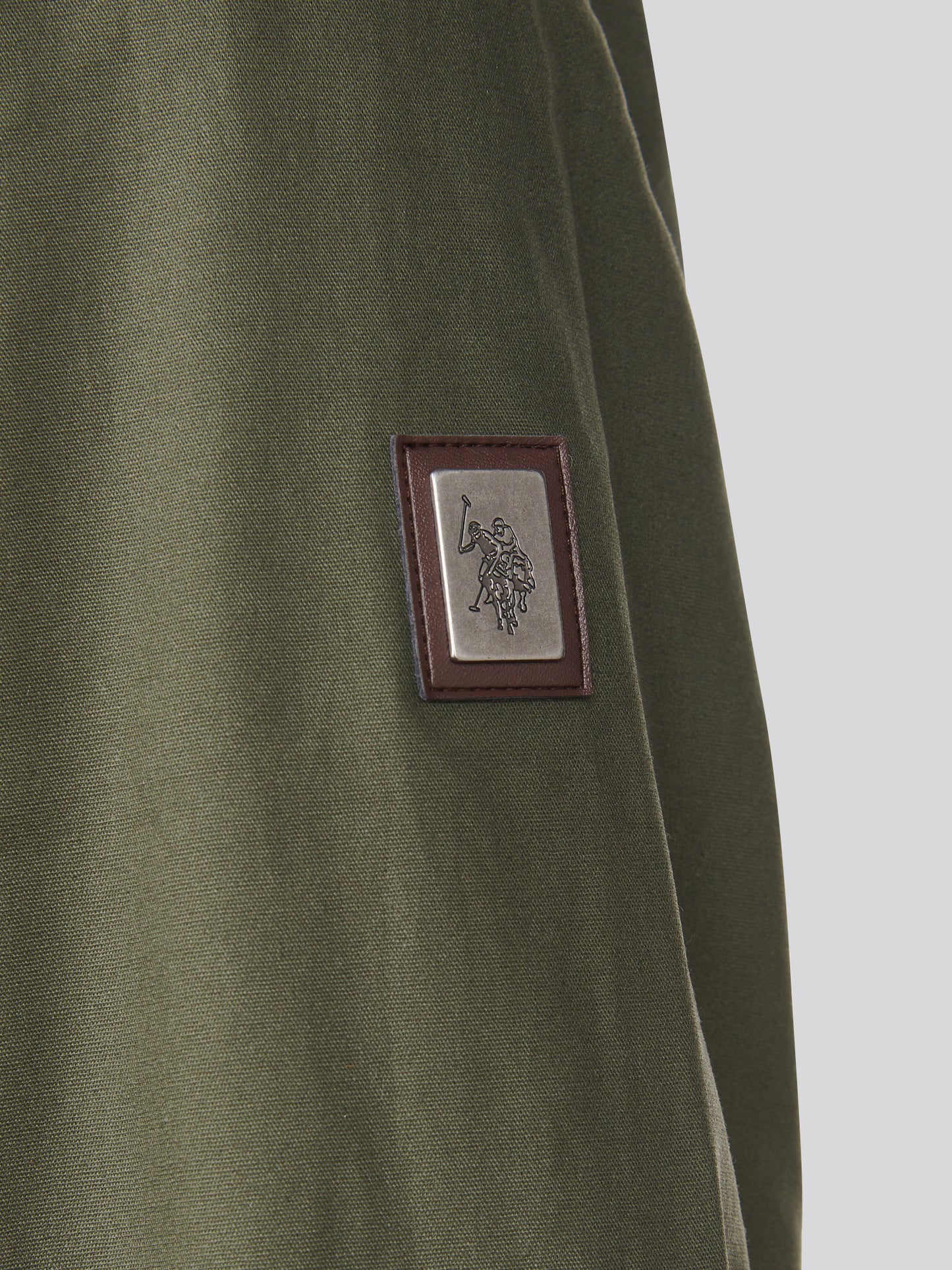 Mens Canvas Country Collared Jacket Beetle