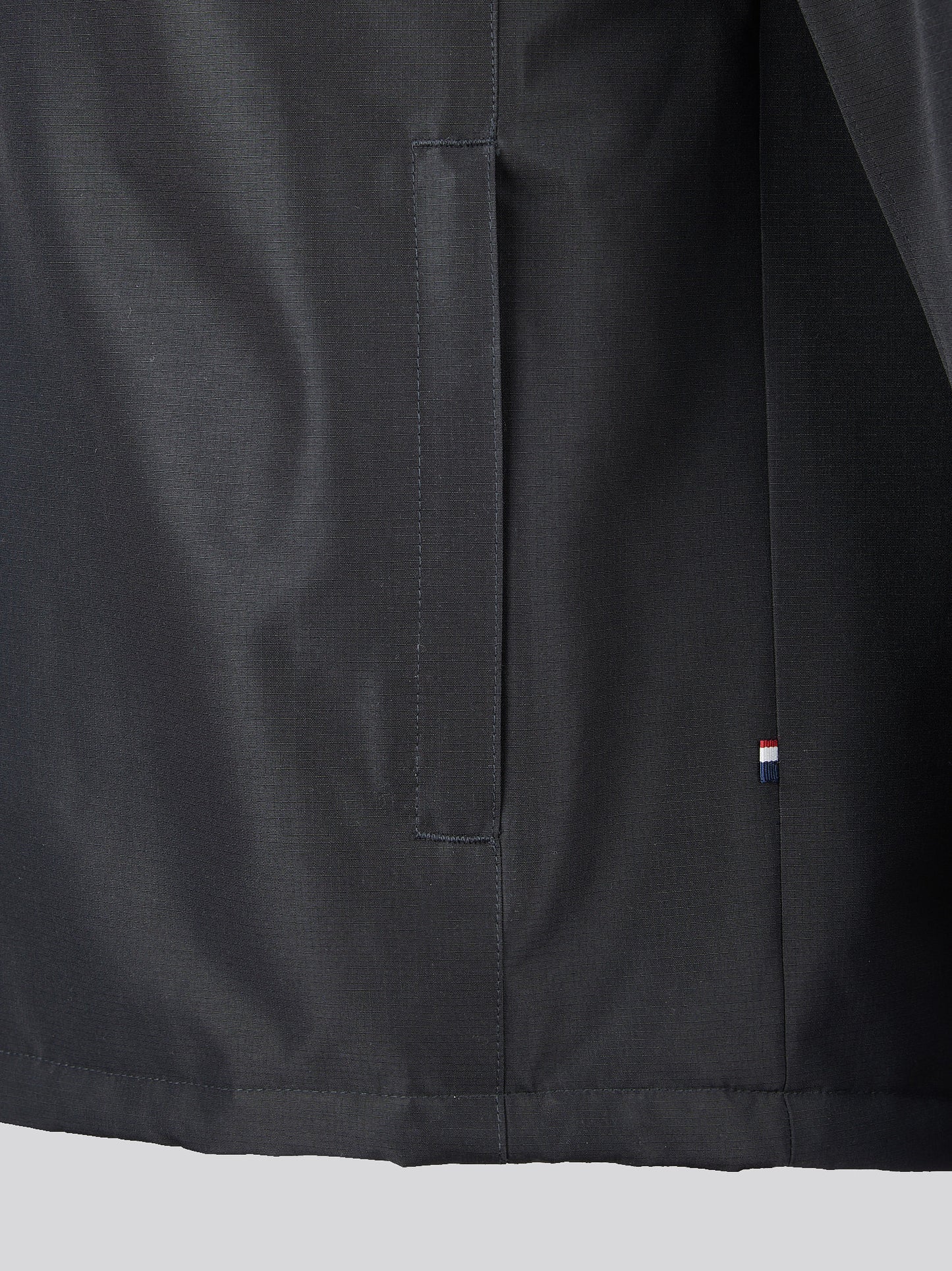 Mens Fleece Lined Winter Rain Jacket in Black