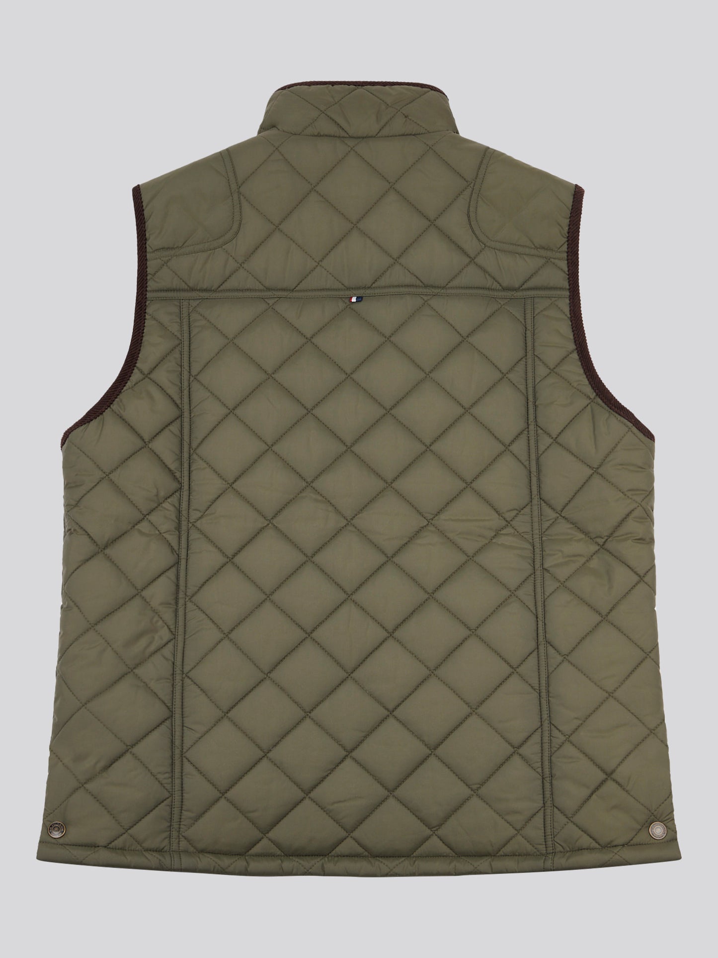 Mens Quilted Country Gilet Forest Night