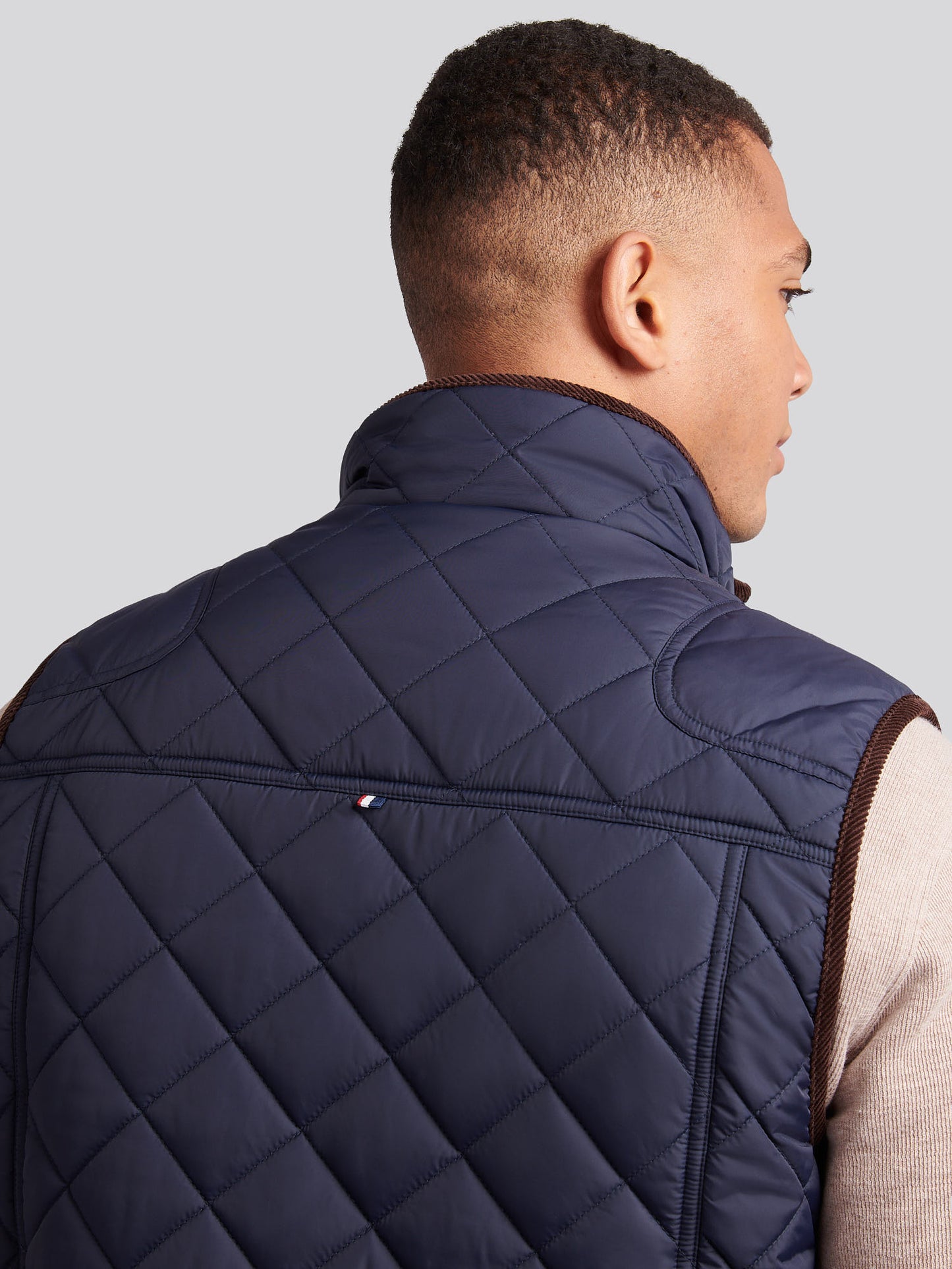 Mens Quilted Country Gilet Dark Sapphire Navy