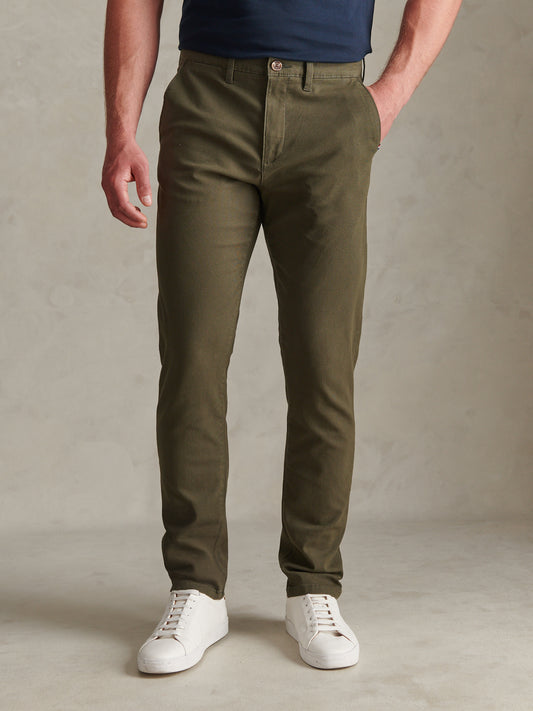 Mens Textured Dobby Trouser Forest Night