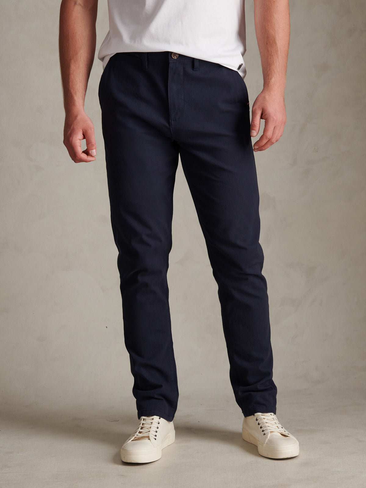 Mens Textured Dobby Trouser Dark Sapphire Navy