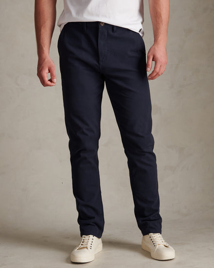 Mens Textured Dobby Trouser Dark Sapphire Navy