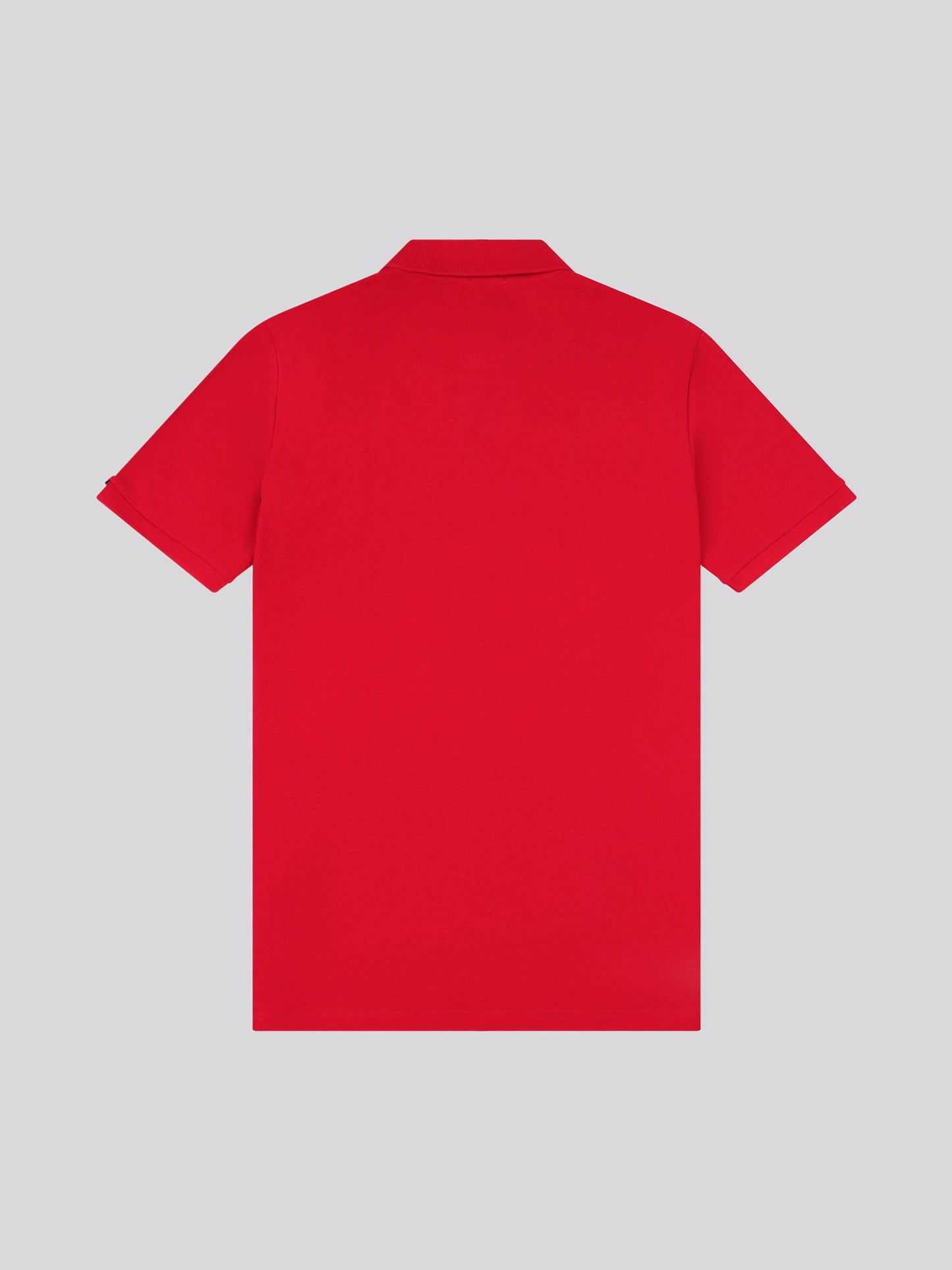 Mens Large Player Pique Polo Shirt in Haute Red