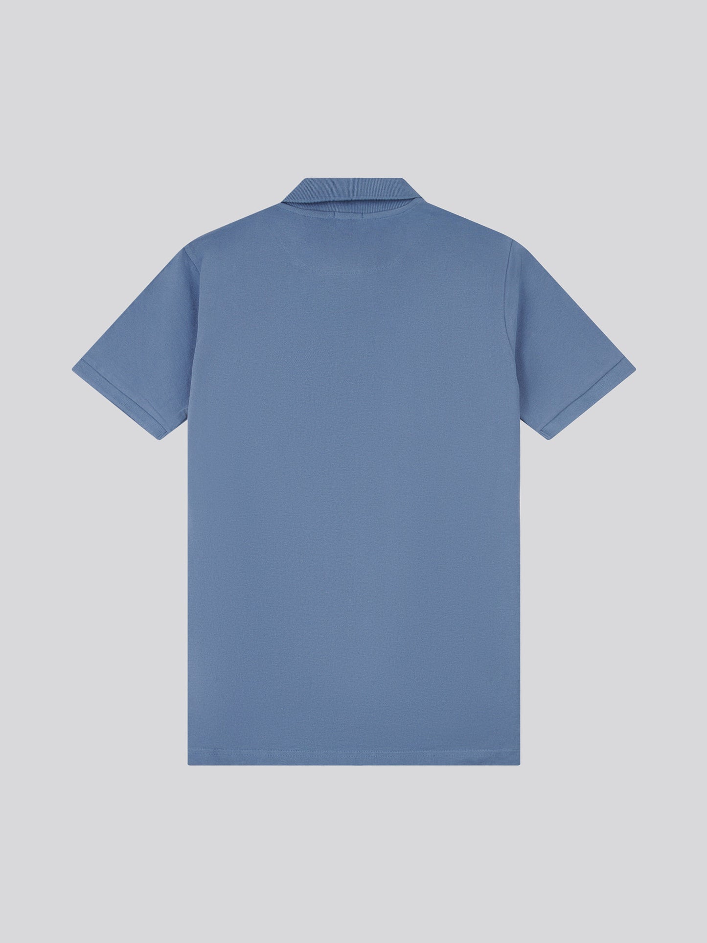 Mens Large Player Pique Polo Shirt in Blue Horizon