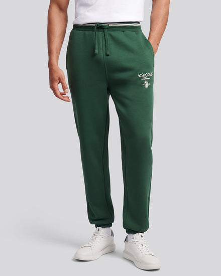 Mens Tipped Sweat Jogger in Pineneedle