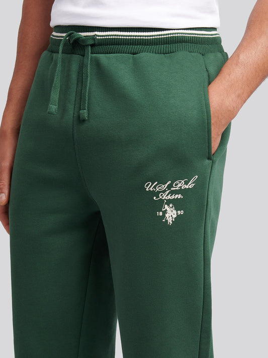 Mens Tipped Sweat Jogger in Pineneedle