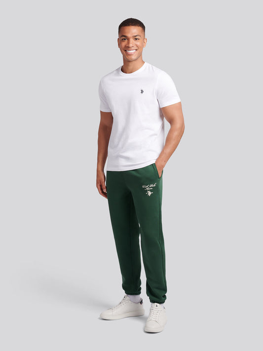 Mens Tipped Sweat Jogger in Pineneedle