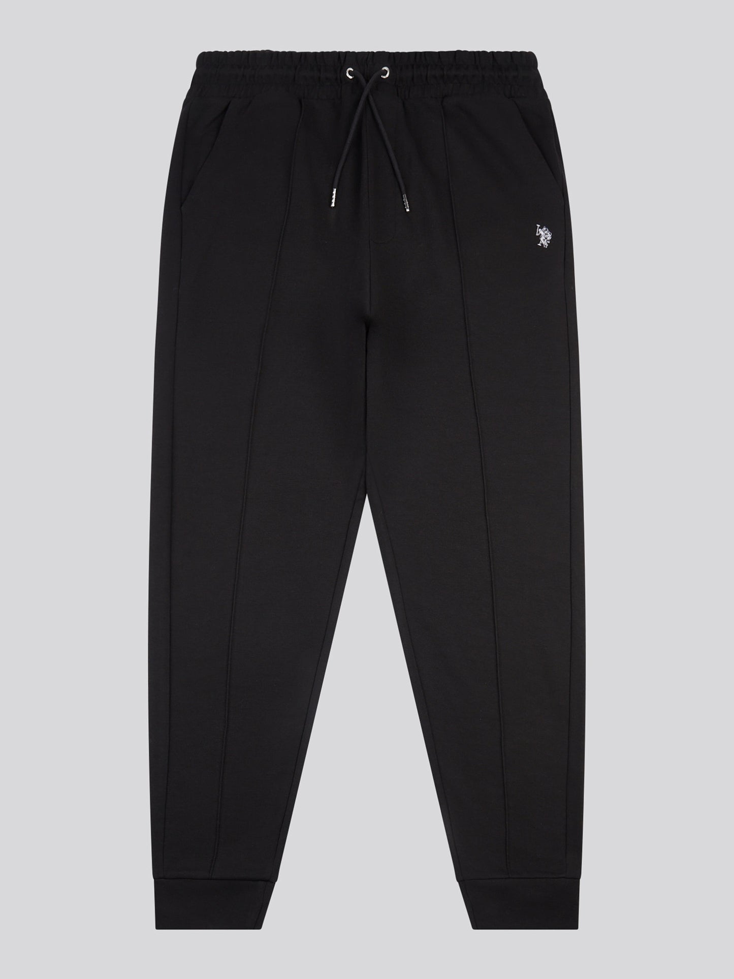 Mens Smart Interlock Jogger in Black Bright White DHM