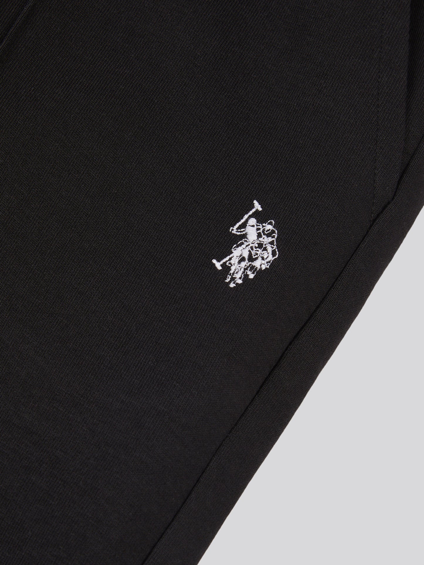 Mens Smart Interlock Jogger in Black Bright White DHM