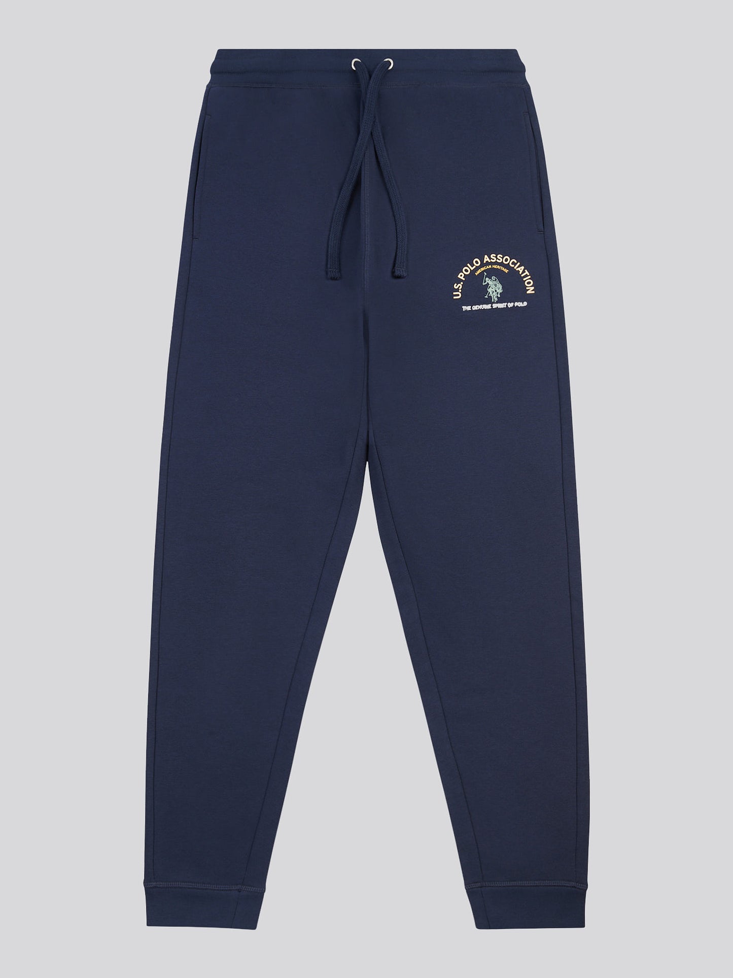Mens Print Graphic Sweat Jogger in Dark Sapphire Navy