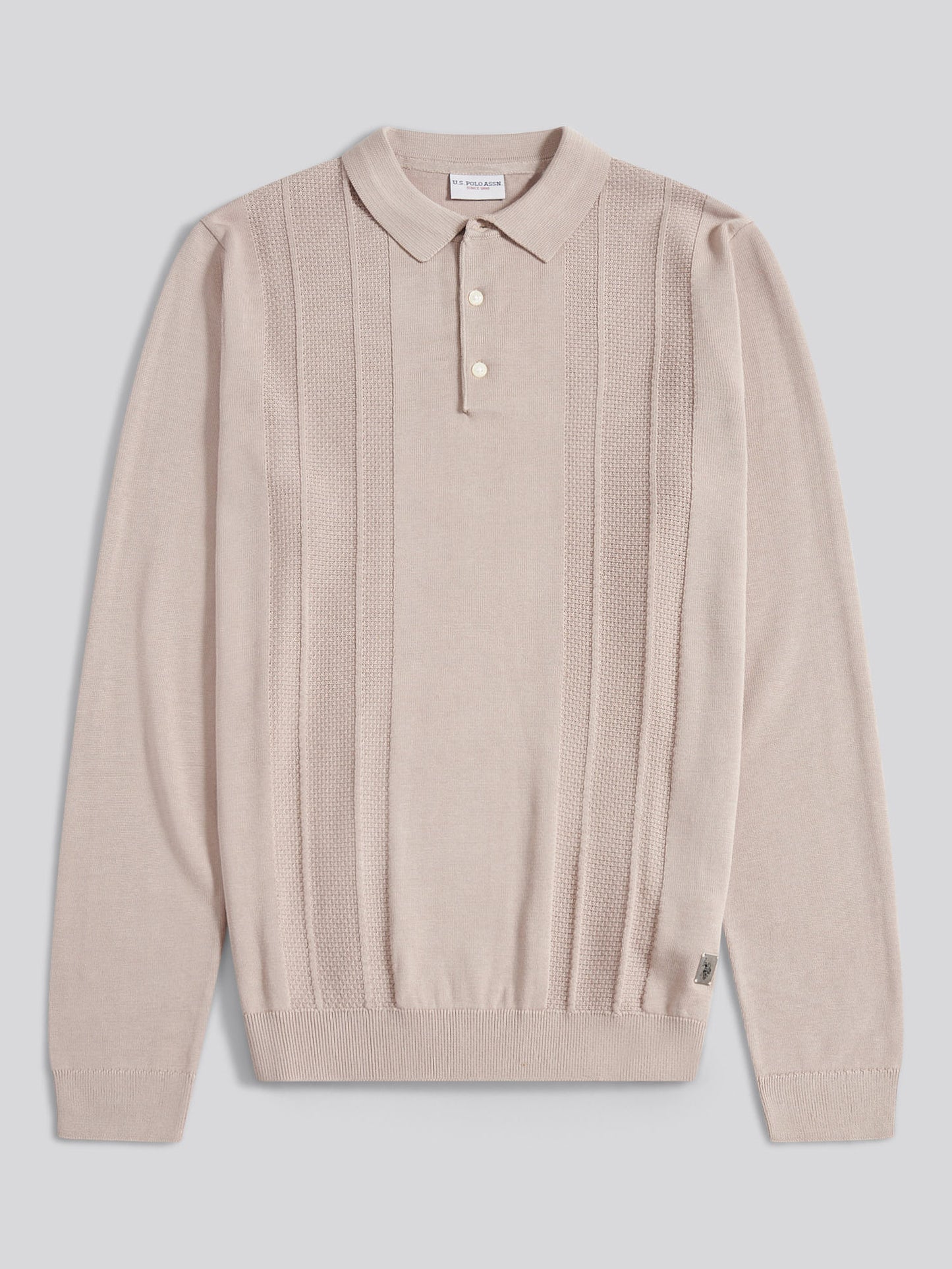 Mens Signature Smart Texture Polo Shirt in Atmosphere