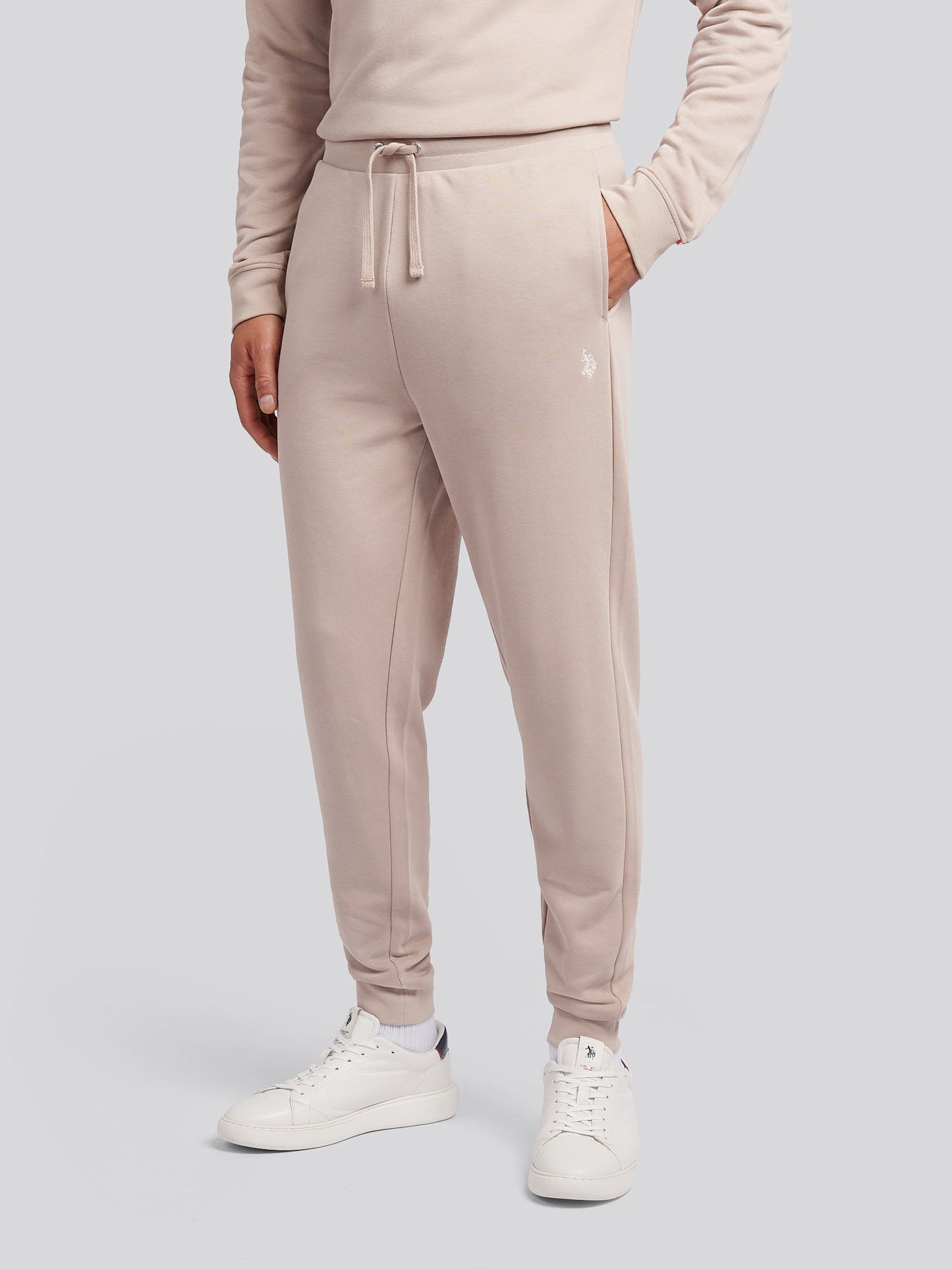 Mens Double Horsemen Loopback Jogger in Atmosphere