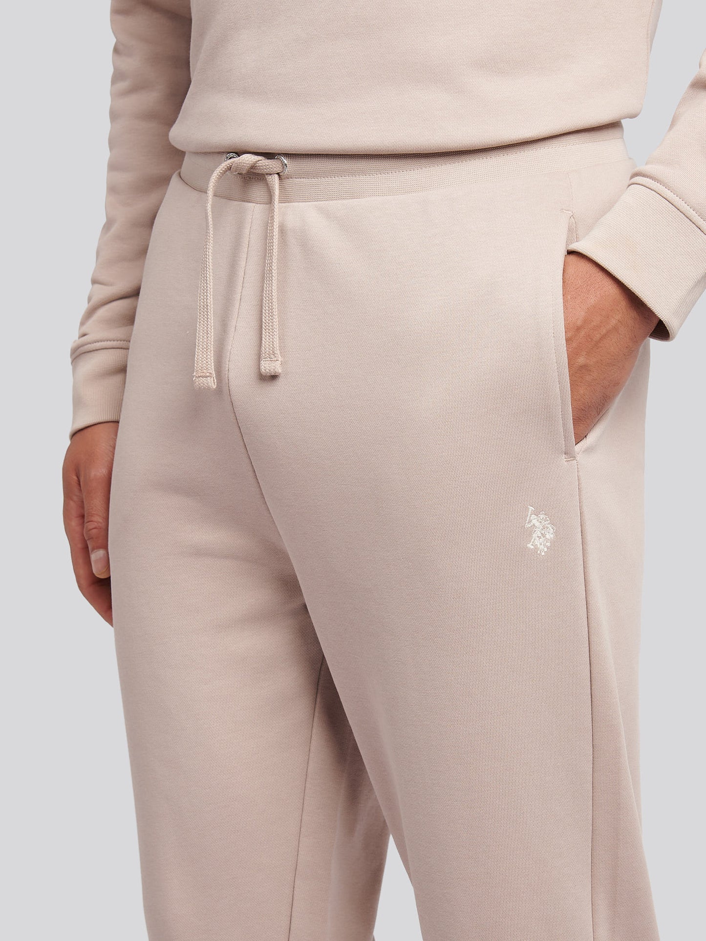Mens Double Horsemen Loopback Jogger in Atmosphere