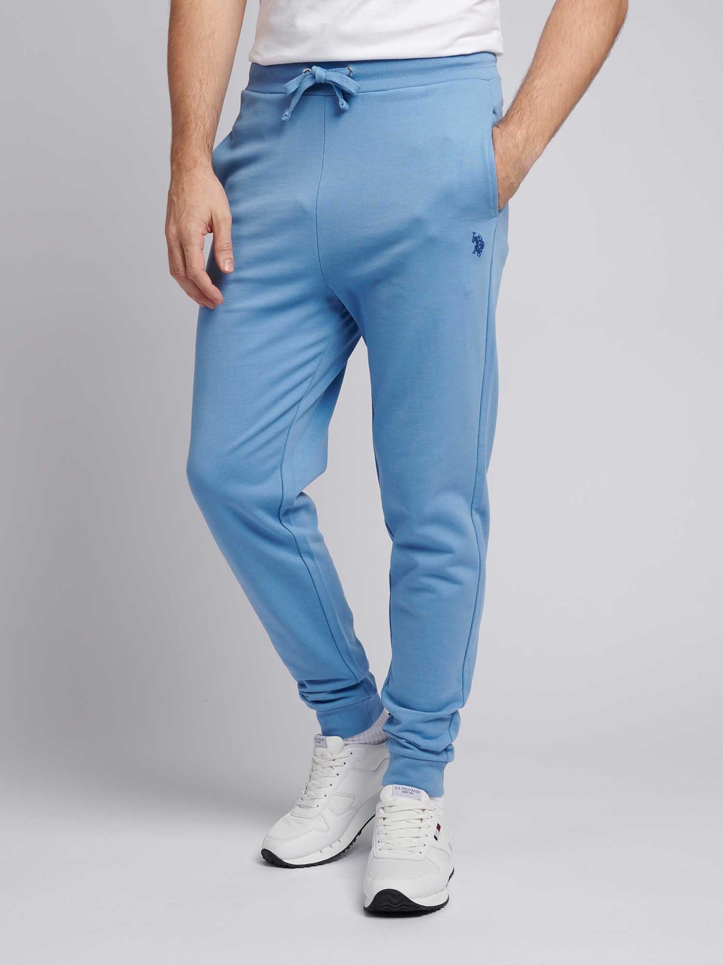 Mens Double Horsemen Loopback Jogger in Allure